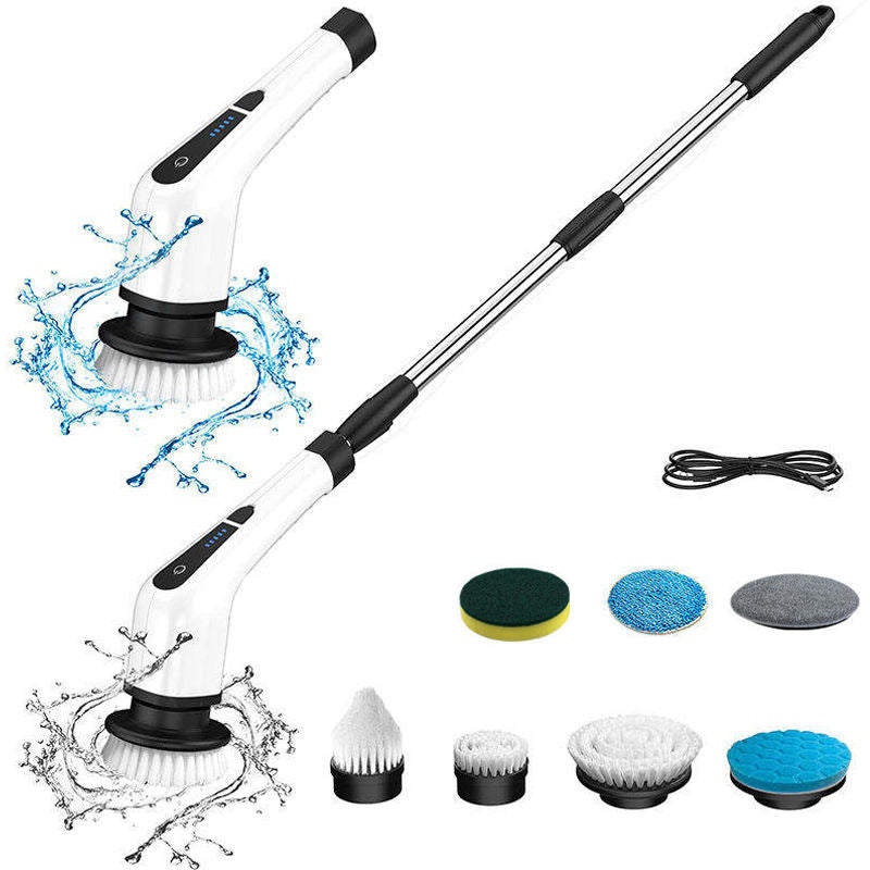 Home Multi Electric Cleaning Brush Bathroom Electric Spin Scrubber Electric Scrubber Cleaning Brush 7 in 1
