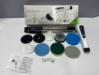 Home Multi Electric Cleaning Brush Bathroom Electric Spin Scrubber Electric Scrubber Cleaning Brush 7 in 1